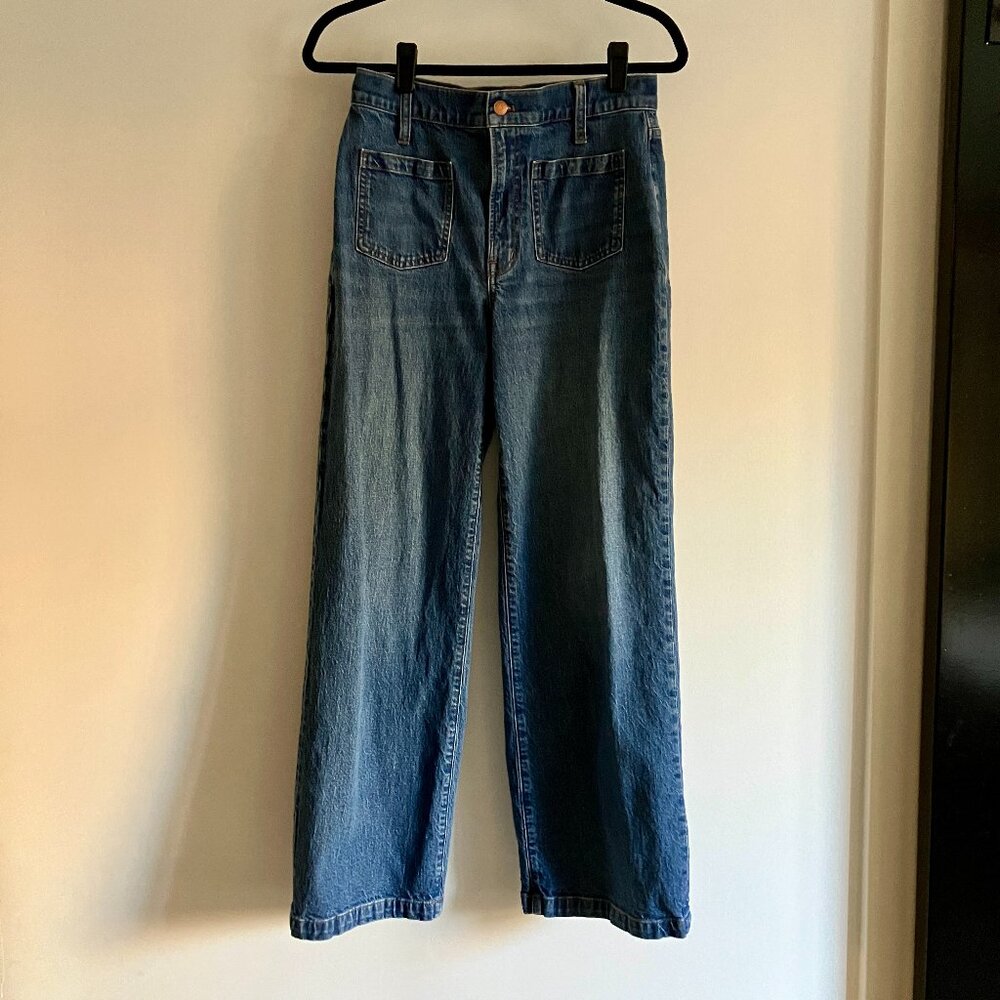Madewell The Perfect Vintage Wide Leg Jean in Caronia Wash, size: 28